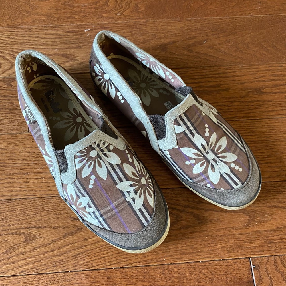 Floral Slip-On Keds Sneakers